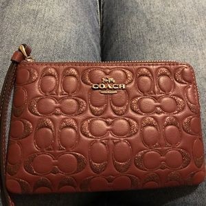Gently used Coach wristlet